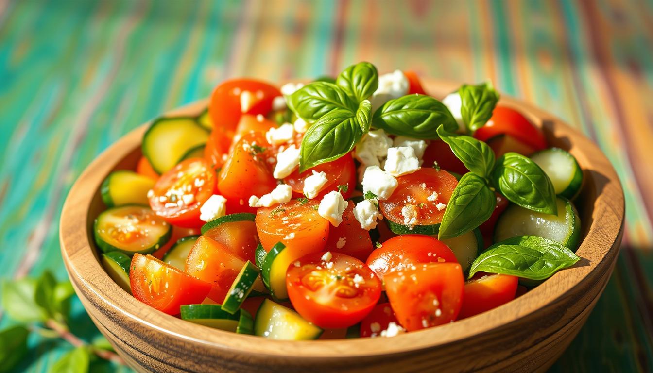 mediterranean cucumber tomato salad