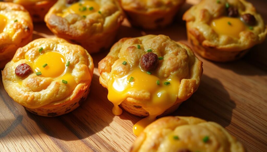 sausage egg cheese muffins