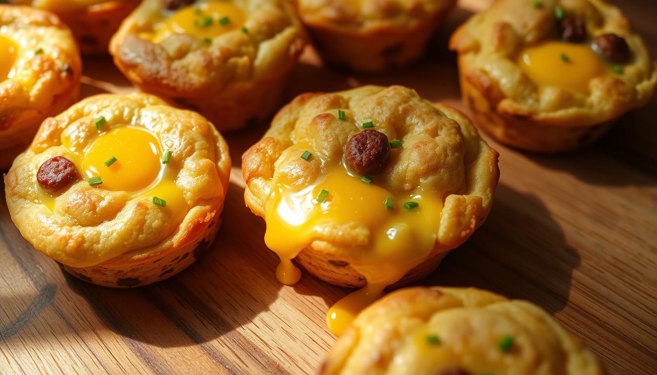 sausage egg cheese muffins