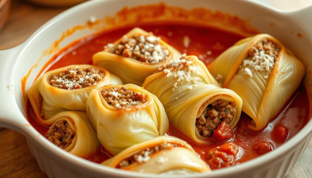 Italian stuffed cabbage rolls