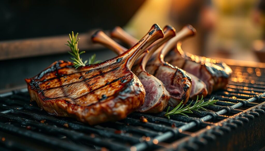 grilled lamb loin chops